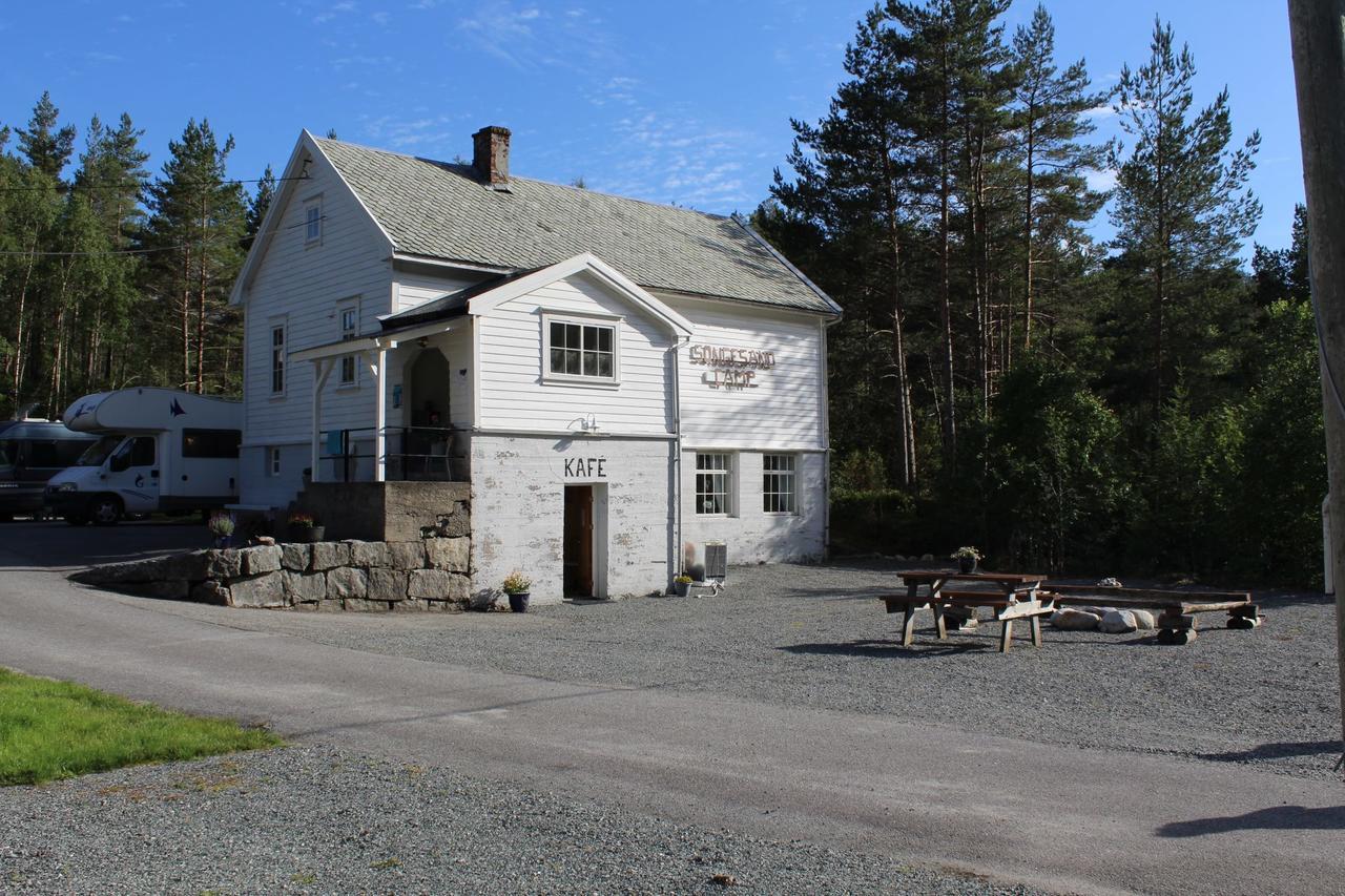 Songesand Camp Hotel Exterior foto